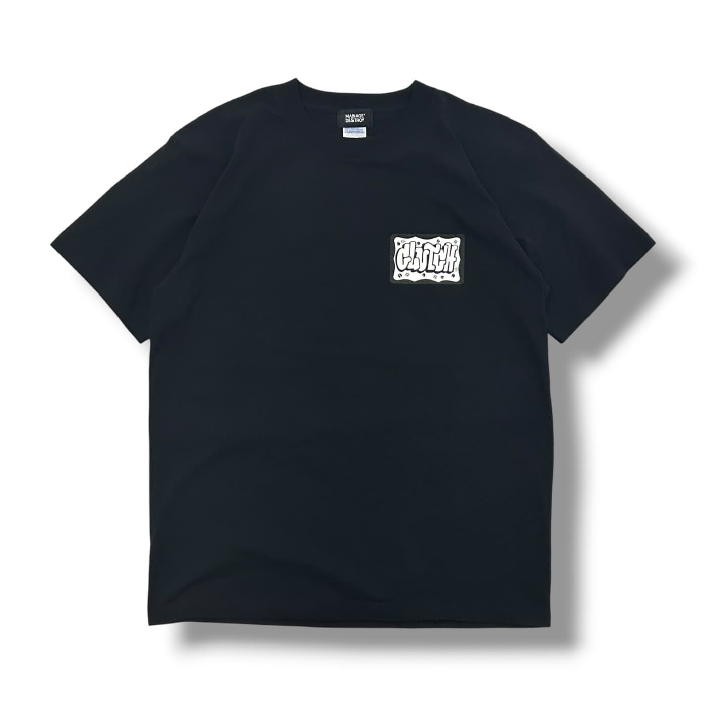 COFFEE SHOP CLUTCH original black T-shirt front